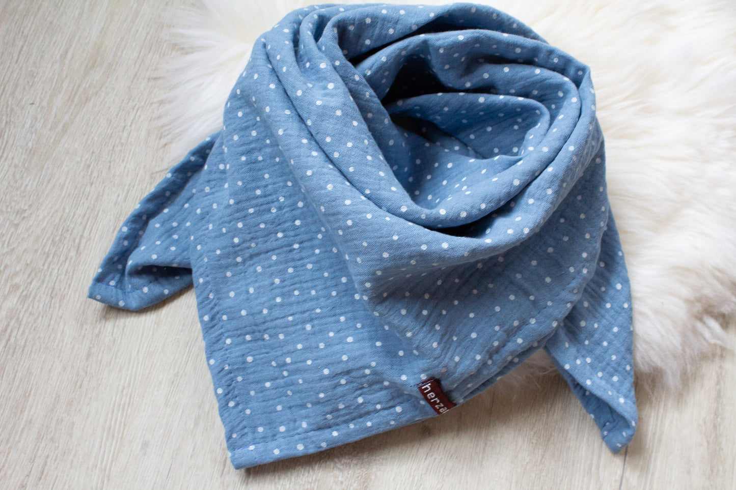 Musselintuch für Kinder 1-6 Jahre aus besonders kuschelig weichen Baumwollmusselin mit viel Liebe für Dich einzigartig angefertigt in Deutschland