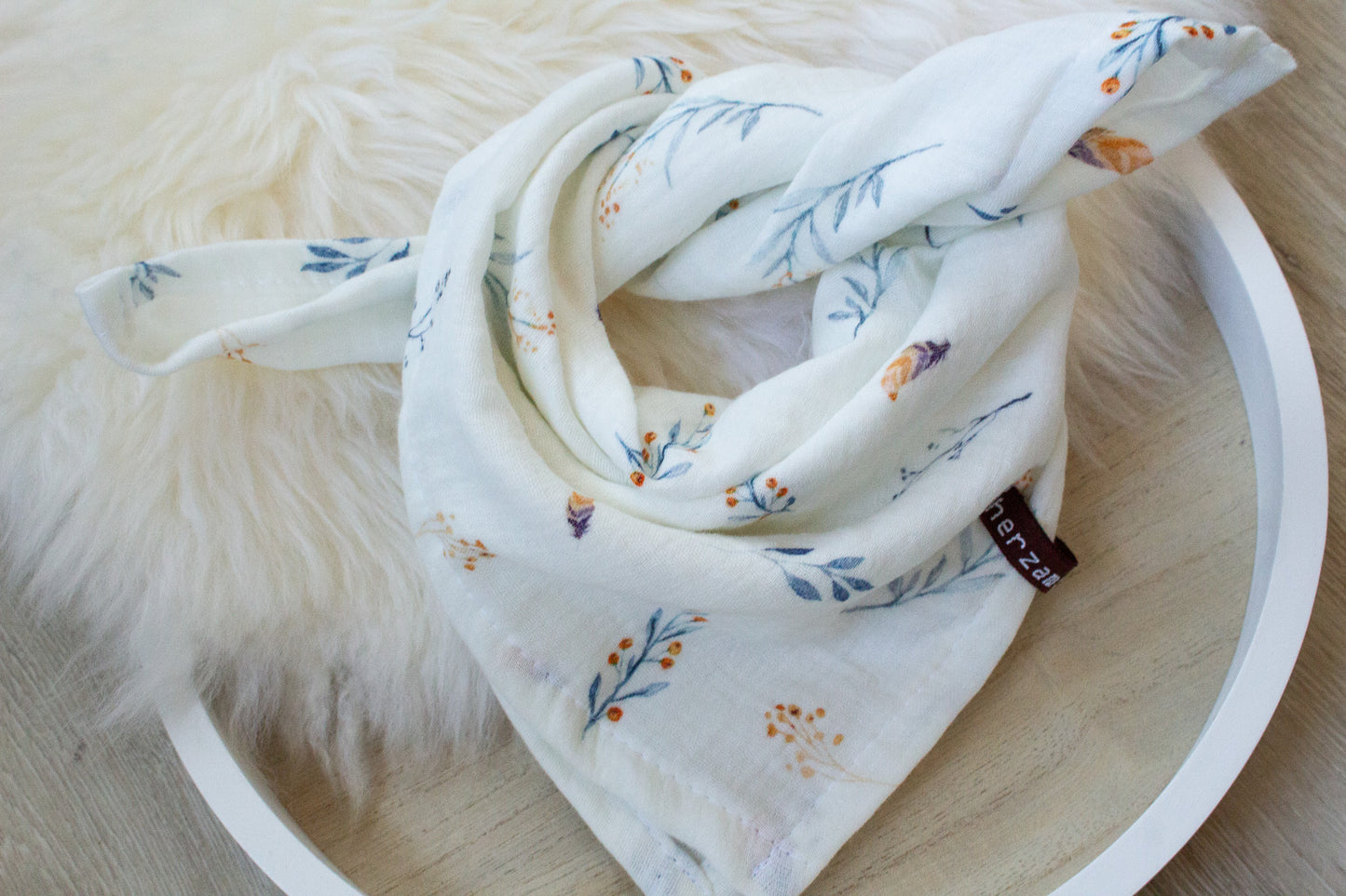 Musselintuch für Babys 0-2 Jahre aus besonders kuschelig weichen Baumwollmusselin mit viel Liebe für Dich einzigartig angefertigt in Deutschland