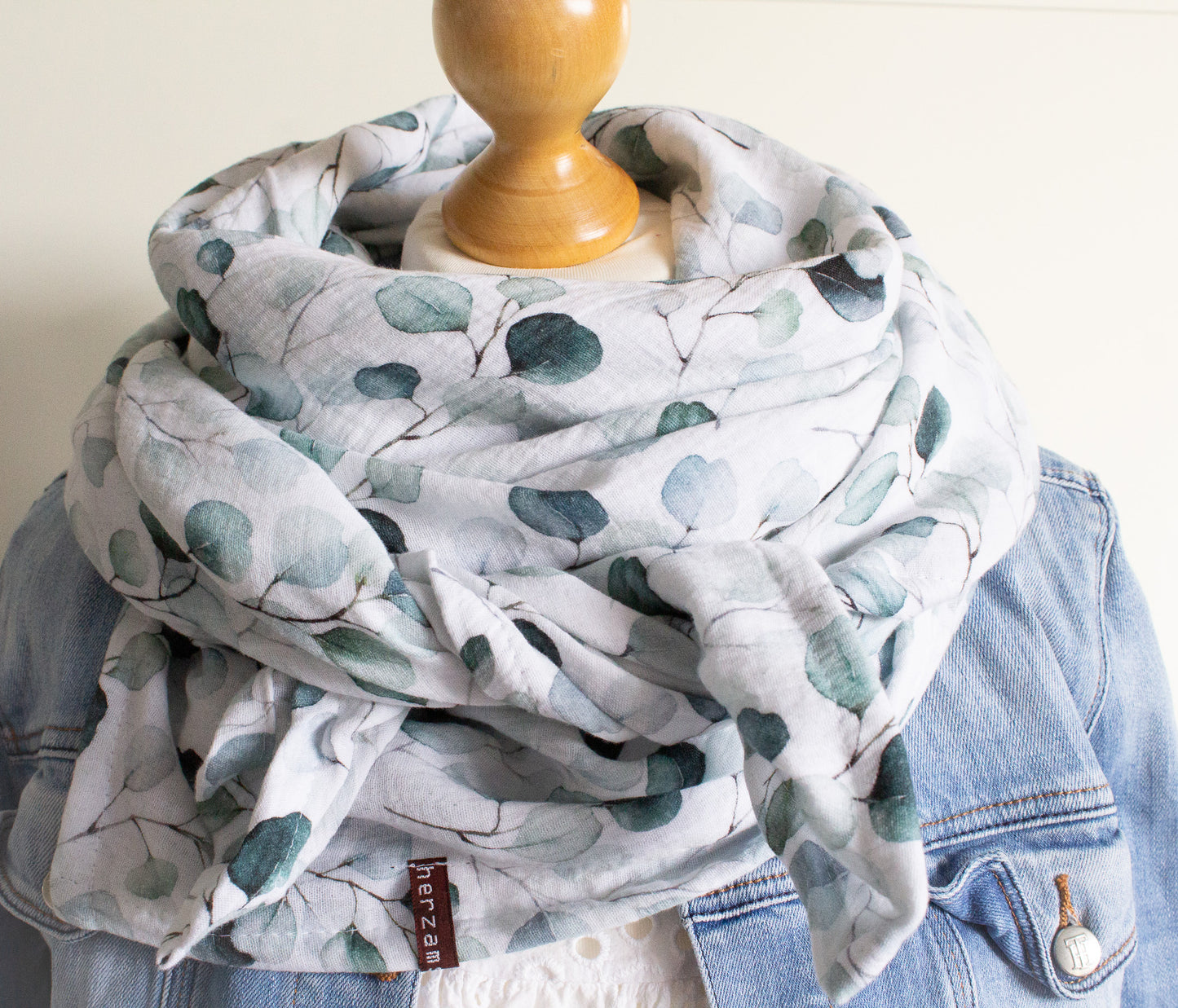 Handgenähtes XXL-Musselintuch für Erwachsene aus besonders kuschelig weichen Baumwollmusselin mit viel Liebe für Dich einzigartig angefertigt in Deutschland