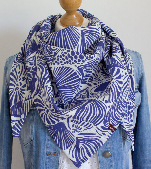 Leichtes Dreieckstuch Musselintuch handgenäht für Erwachsene aus besonders kuschelig weichen Baumwollmusselin mit viel Liebe für Dich einzigartig angefertigt in Deutschland